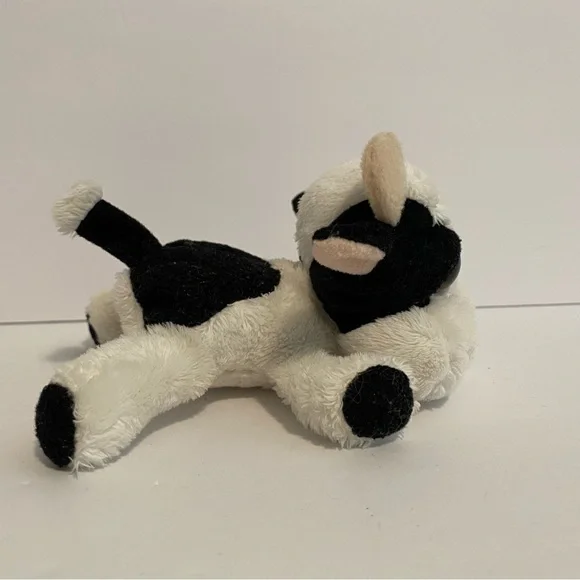 Lil Peepers Russ Berrie Charlie Cow Plush 5” Toy Stuffed Animal Jersey Barn Farm - Picture 2 of 6